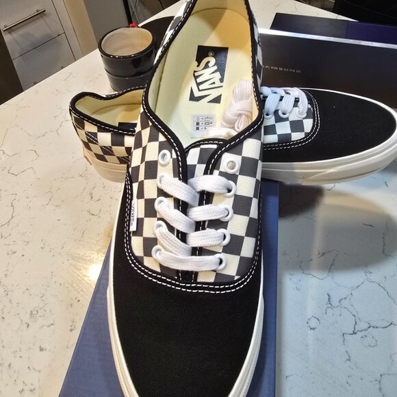 Vans LX Authentic 44 Sneaker in Checkerboard Ashalt VN000EBN1O7 MENS 12 NEW - Picture 2 of 14
